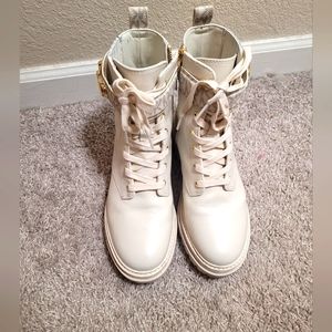Micheal kors combat boots